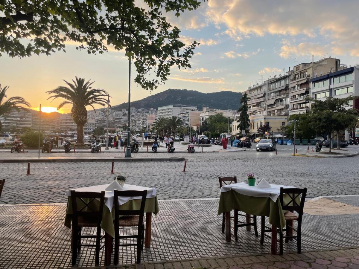 George & Nia Apartment - Central Kavala With Panoramic Terrace View Exterior photo