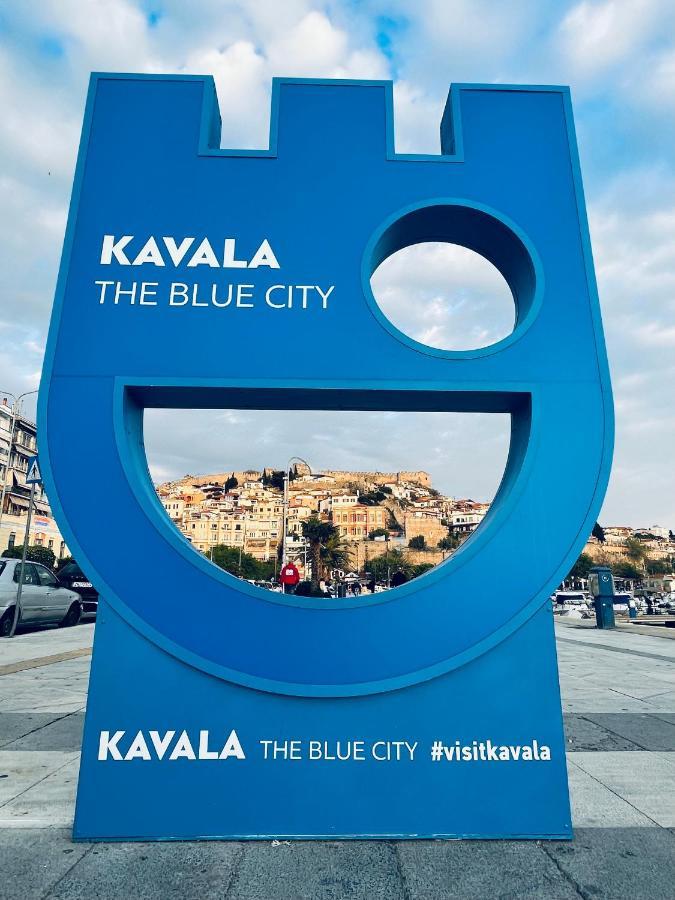 George & Nia Apartment - Central Kavala With Panoramic Terrace View Exterior photo